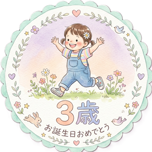 3歳