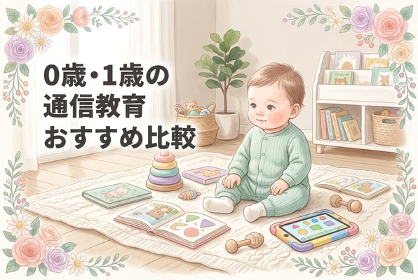 0歳・1歳の通信教育おすすめ比較【2026年最新】こどもちゃれんじ・天神・ポピーを徹底解説
