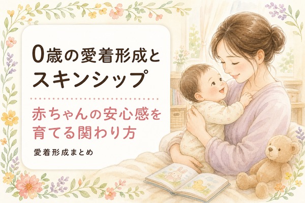 0歳の愛着形成とスキンシップ｜赤ちゃんの安心感を育てる関わり方