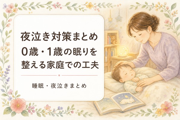 夜泣き対策まとめ｜0歳・1歳の眠りを整える家庭での工夫