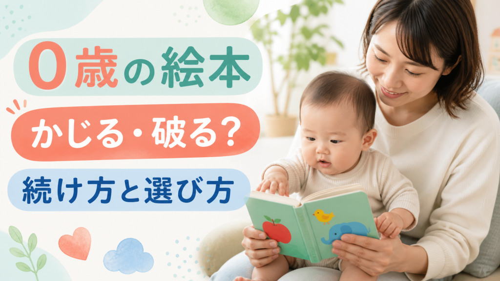 赤ちゃんが絵本をかじる・破るときは？0歳の読み聞かせを続ける工夫