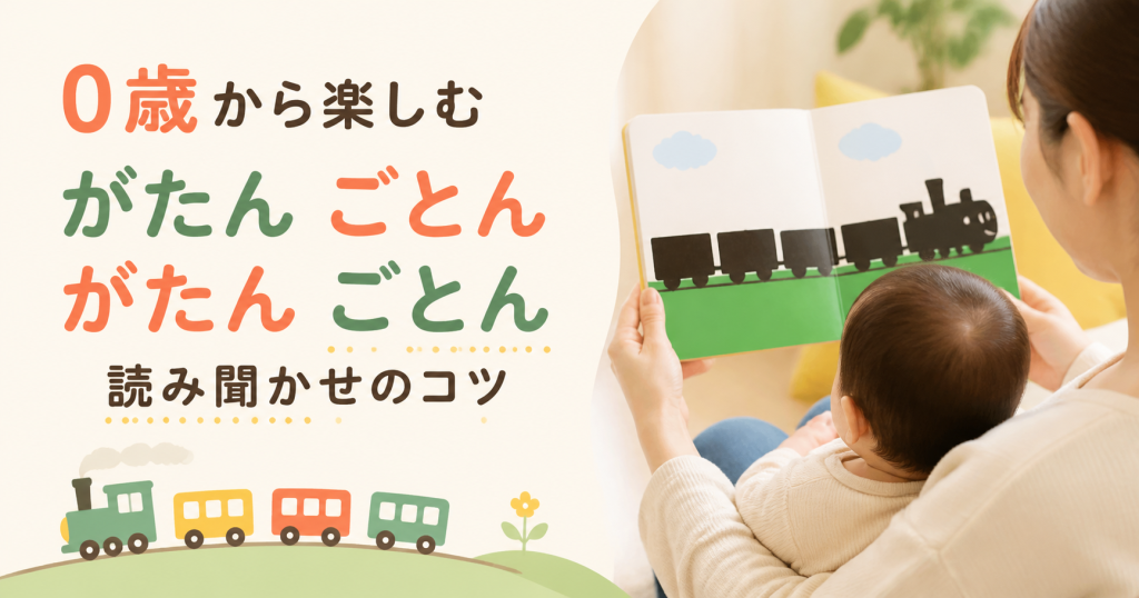 『がたん ごとん がたん ごとん』は0歳から楽しめる？読み聞かせのコツと反応の見方
