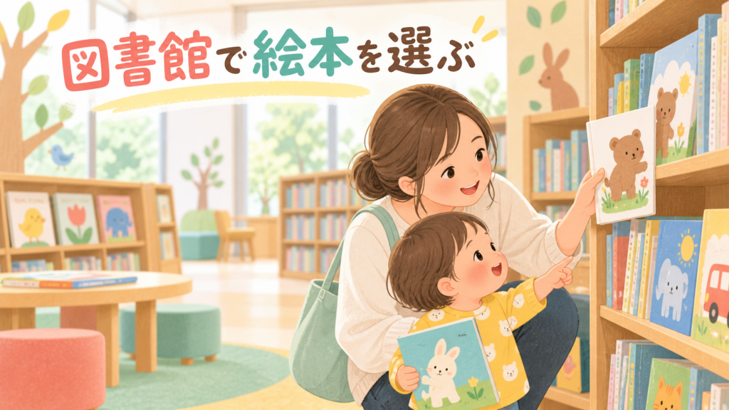 図書館で0〜2歳の絵本を選ぶ方法｜借りる前に見るポイント