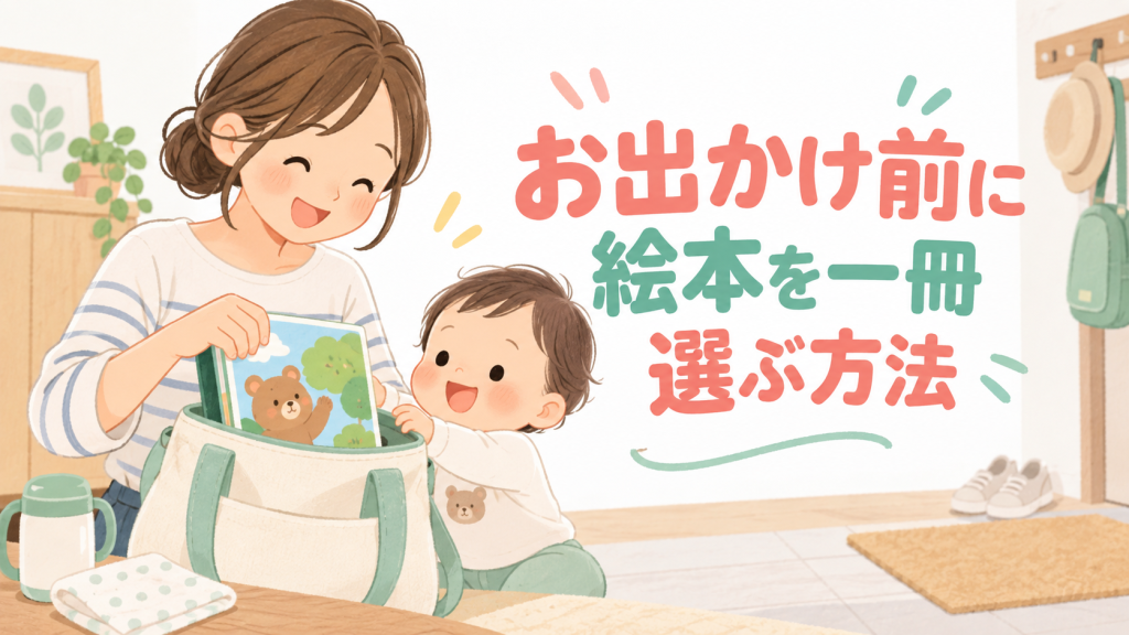 お出かけ前に絵本を一冊選ぶ方法