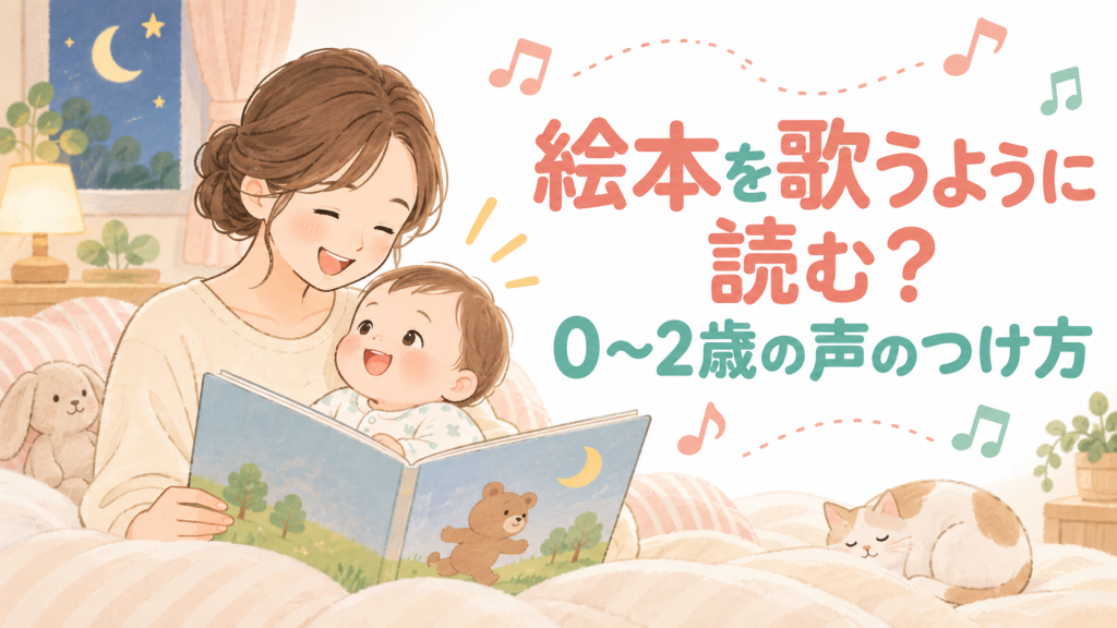 絵本を歌うように読む？0〜2歳の声のつけ方