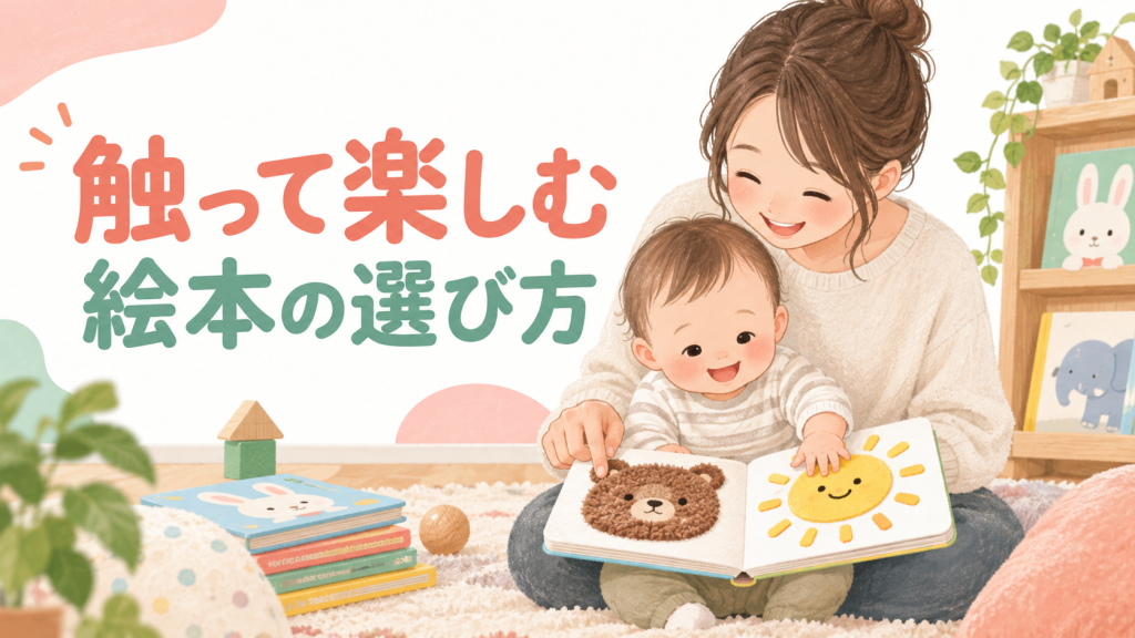 触って楽しむ絵本の選び方